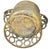 Metal Mid 20th Century Handcrafted & Engraved Brass Bowl W/ Ornate Handles For Sale - Image 7 of 7