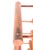 Brown Mid 20th Century Danish Modern Architectural Teak Wine Rack Four Bottles For Sale - Image 8 of 9