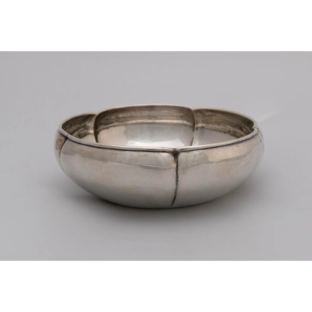 Sterling Silver Arts and Crafts Scalloped Bowl, 1938 For Sale In Naples, FL - Image 6 of 6