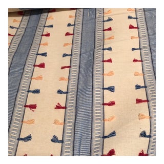 Stripes & Tassels Design Fabric For Sale
