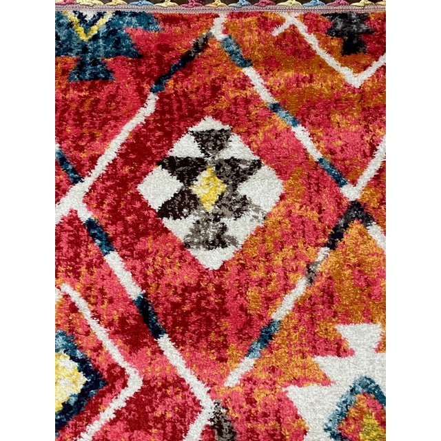 Moroccan Moroccan Style Turkish Rug 4'0" X 5'7" For Sale - Image 3 of 5