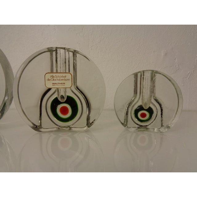 Pop Art Glass Vases by H. Düsterhaus for Walther, Germany, 1960s, Set of 4 For Sale - Image 16 of 18