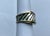 1990s Vintage David Yurman Sculpted Cable Ring, Sterling Silver & 14kt Yellow Gold, Size 8, Two-Tone Statement For Sale - Image 5 of 8