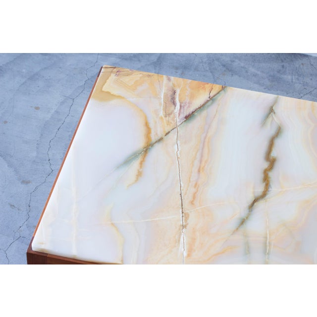 Onyx Sofa Table in the style of Frank For Sale - Image 6 of 11