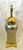 Mid-Century Modern Vintage MCM Silver & Brass Metal Ginger Jar Table Lamp For Sale - Image 3 of 8