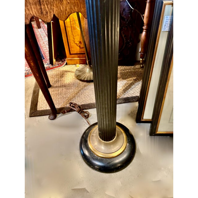 Pair Art Deco Torcheres or Floor Lamps For Sale In Los Angeles - Image 6 of 11