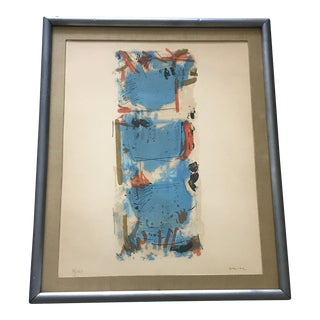 Original Lithograph by Listed American Artist John Levee - Signed, Numbered, & Framed For Sale