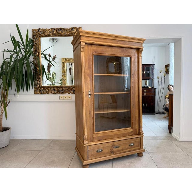 Gründerzeit Display Cabinet in Wood For Sale - Image 5 of 9