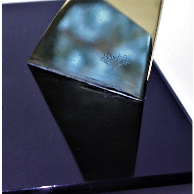 Van Teal Signed Abstract Sculpture For Sale - Image 12 of 13
