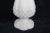 Mid-Century Modern Fenton Hobnail White Milk Glass Small Footed Swung Vase For Sale - Image 3 of 8