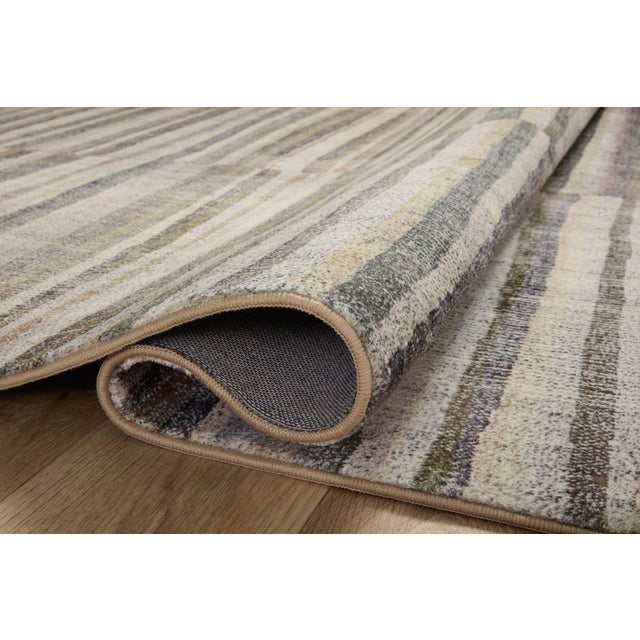 Loloi Rugs Chris Loves Julia x LoloiHumphrey Natural / Moss 2'-3" x 7'-6" Runner Rug For Sale - Image 4 of 9