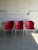 This set of 6 stacking chairs features contoured seats and space-saving functionality. Vintage 1990s. Designed by Philippe...