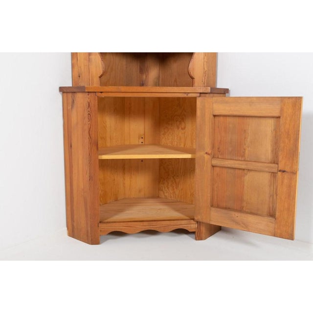 Pine Lovö Corner Cabinet by Hjorth for Nordiska For Sale - Image 8 of 14