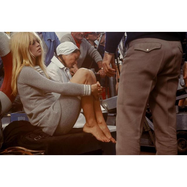 Jim Gray, Brigitte Bardot on Set, 1966, Large Print For Sale - Image 4 of 9