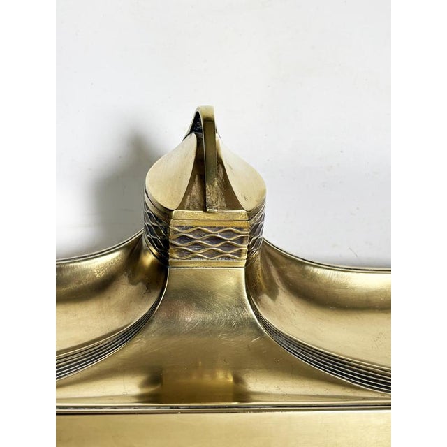 1900 - 1909 Art Nouveau Brass Inkwell, France, 1900 For Sale - Image 5 of 12