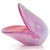 Mid 20th Century Vintage Cenedese Murano Label Double Position Opal Pink Italian Art Glass Seashell Bowl Vase For Sale - Image 5 of 8