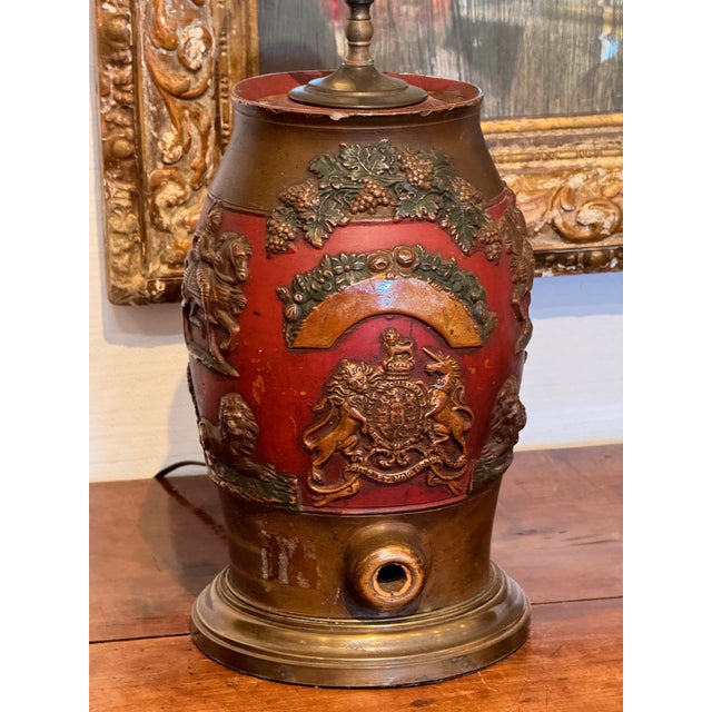 19th Century Whisky Cask Lamps - a Pair For Sale - Image 13 of 16