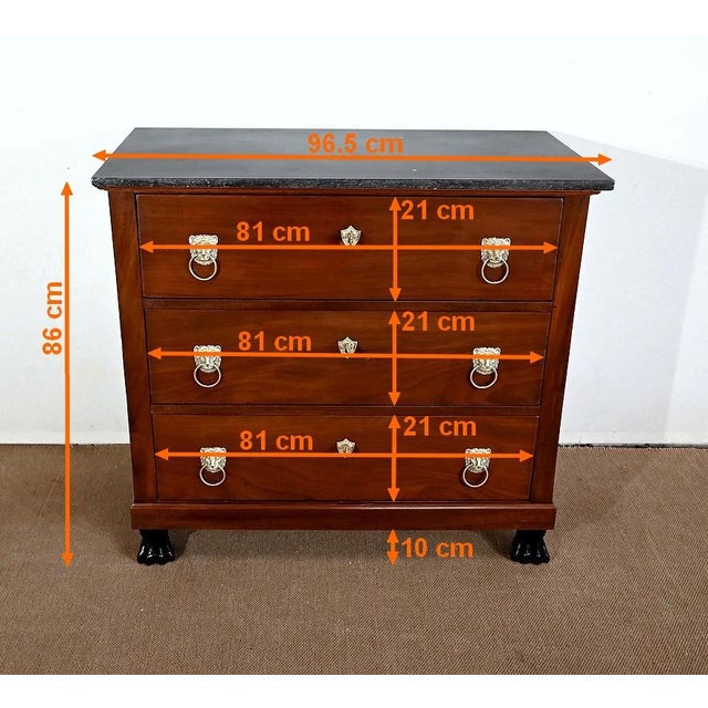 Small Dresser in Mahogany, 1810 For Sale - Image 13 of 18