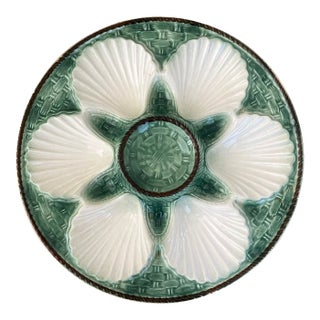 French Longchamp Style Oyster Plate For Sale
