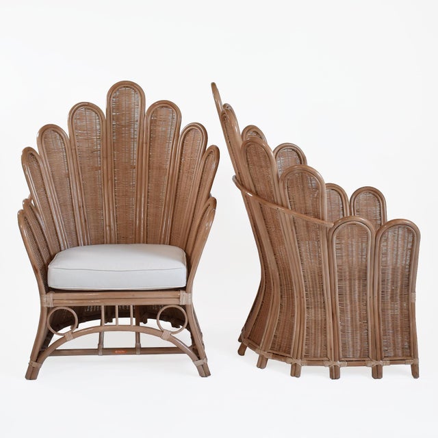 Rattan Palm Frond Chair by Circa Who Originals Chairish