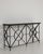 19th Century French Wrought Iron Console with Blue Stone Top For Sale - Image 12 of 13