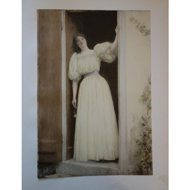 Raphael Collin, The Departure, 1897, Lithograph For Sale - Image 5 of 5