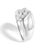 Men's .925 Sterling Silver 1/2 Cttw Diamond Channel Set 3-Stone Band Ring - Ring Size 11 For Sale - Image 4 of 7