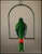 The artwork here, "Parrot", is of impressive craftsmanship and size, measuring approximately 30" high x 20" wide. Sergio...