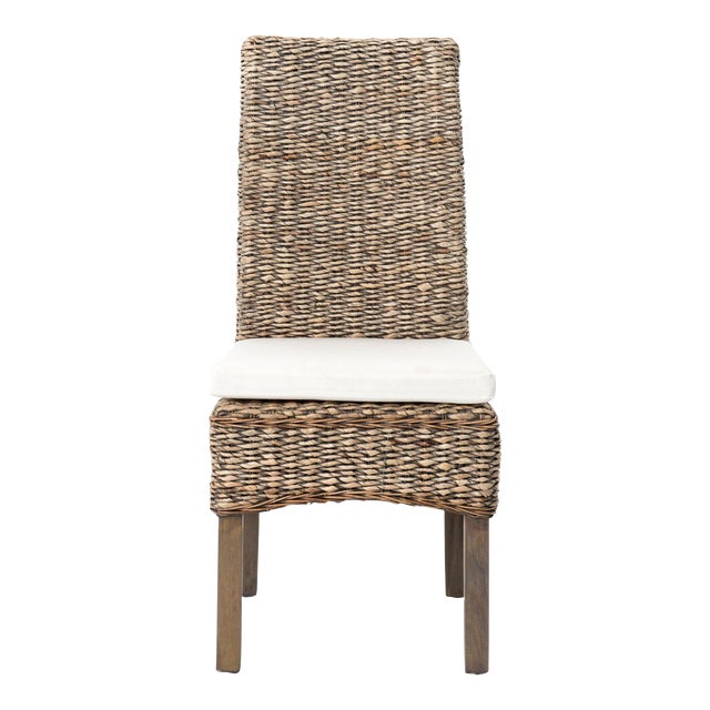 Four Hands Banana Leaf Chair - White For Sale