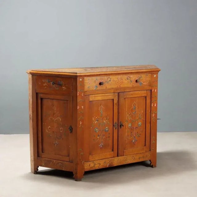 Antique Cherrywood Cupboard with Drawers, Italy, 19th Century For Sale - Image 12 of 12