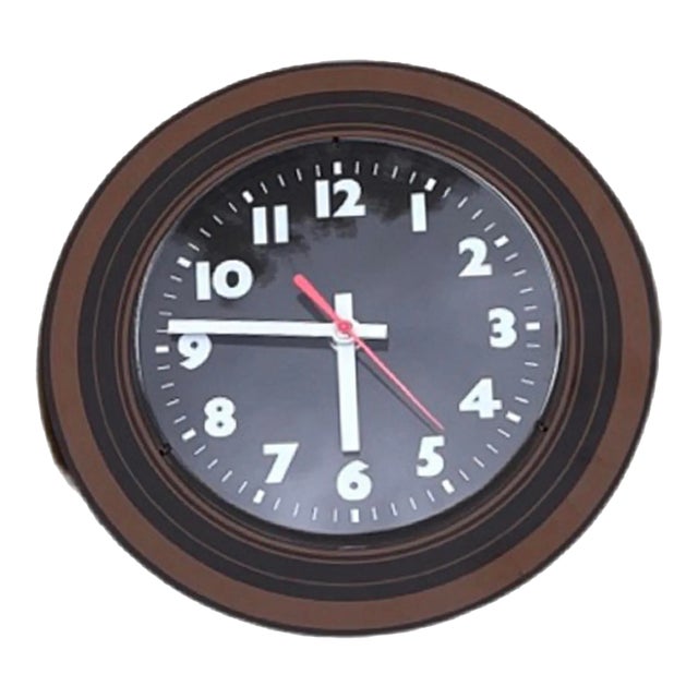 Opart Style Wall Clock Weimar, Germany, 1970s For Sale