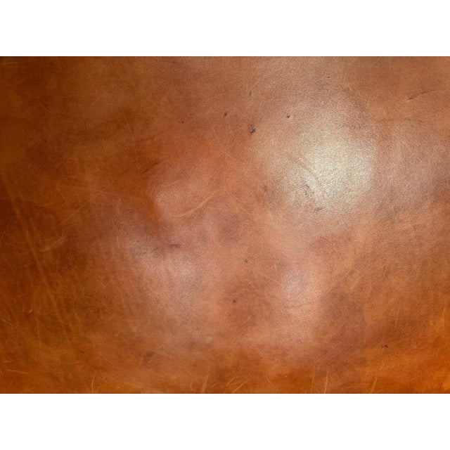Classic Ralph Lauren Sofa in Cognac Leather For Sale - Image 11 of 12