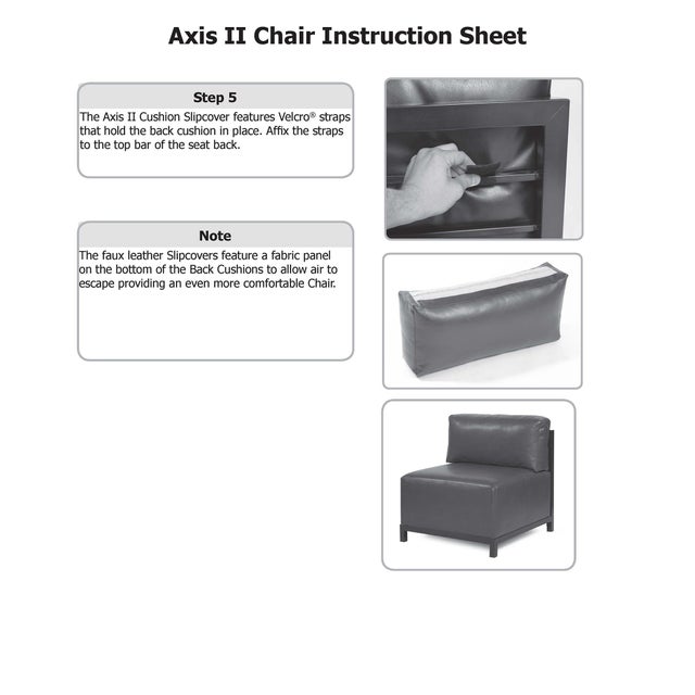 Axis 4pc Sectional Avanti White Titanium Frame For Sale In Chicago - Image 6 of 6