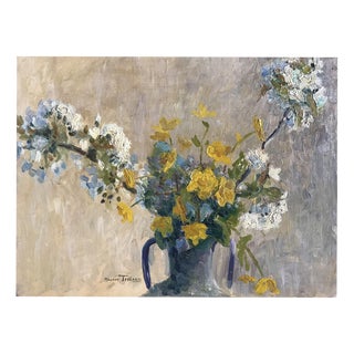 Maurice Testard, Bouquet, 1920, Oil on Canvas For Sale