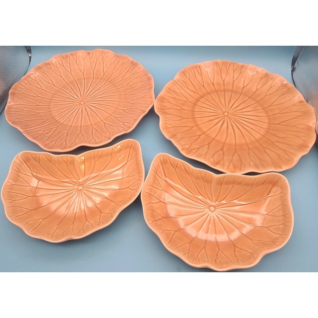 Vintage Metlox Poppytrail Lotus Dinner & Salad Plates With Mug - 6pcs For Sale In Phoenix - Image 6 of 7