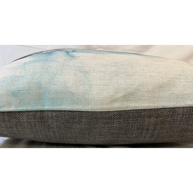 16" Square Decorative Toss Pillow Embellished With the Portrait of an Impressive Hen / Chicken - Made in the U K For Sale - Image 11 of 11