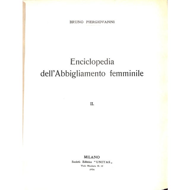 PIERGIOVANNI, Bruno Vol 1 [267] pp. Vol 2 [248] pp. Societa Editrice Milano 1924 8 1/4" x 6 1/2"
