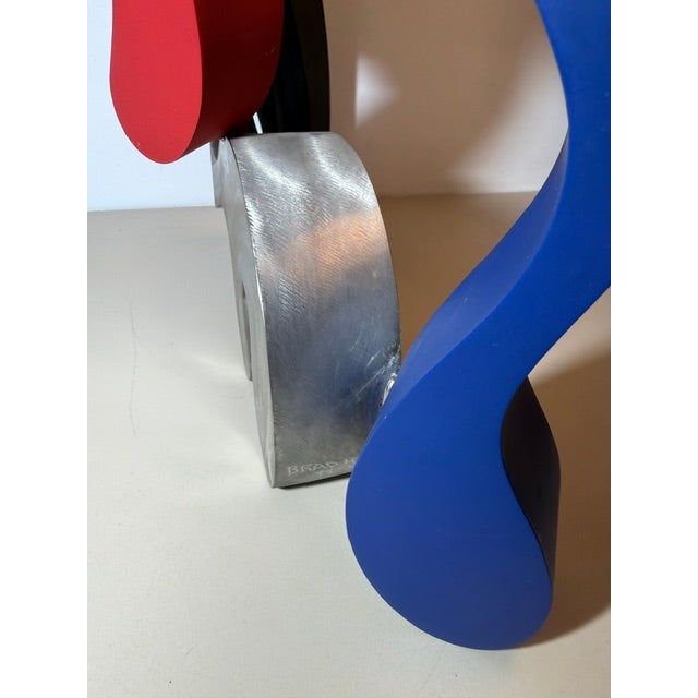 Brad Howe "Atlas Melody" Signed Limited Edition Metal Sculpture, 5/20, 1994 For Sale - Image 10 of 13
