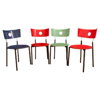 Vintage Dining Chairs from Kusch+Co, 1970s, Set of 4 For Sale