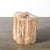 Polished Petrified Wood Side Table/Stool W/ Agate Inclusions & Natural Graining For Sale In New York - Image 6 of 10