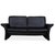 Three-Seater Sofa in Black Leather from Musterring For Sale - Image 11 of 11