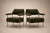 Brazilian Modern Pair of Armchairs in Aged Brass & Olive Green Mohair by Joaquim Tenreiro, 1950s For Sale - Image 9 of 17