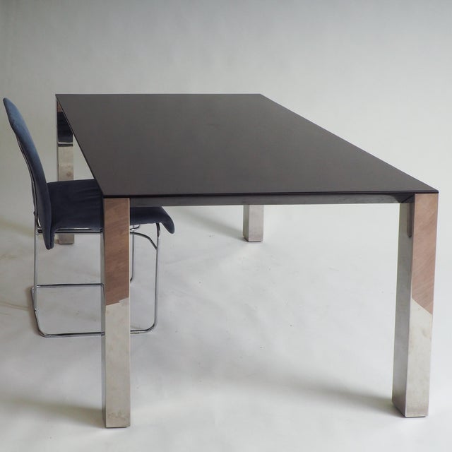 Dining Table by Giovanni Offredi for Saporiti, 1970s For Sale - Image 6 of 12