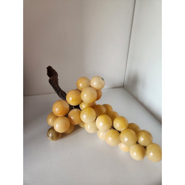 Italian Extra Large Yellow Alabaster Grapes For Sale - Image 3 of 12