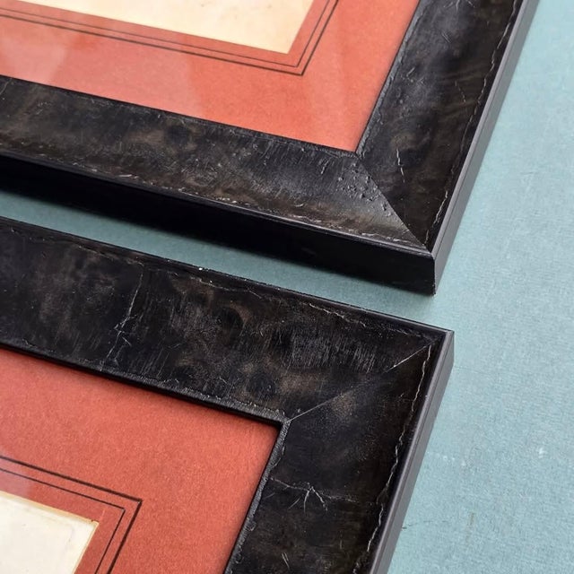 Pompeiane, 1800s, Etchings, Framed, Set of 2 For Sale - Image 16 of 18