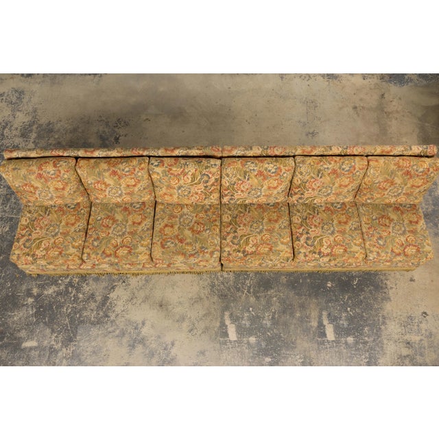 Mid-Century Modern Vintage French Country Sofas in Floral Tapestry – A Pair For Sale - Image 3 of 18