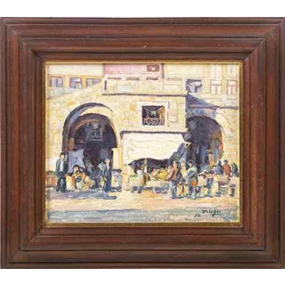Pinho Dinis, Arcos da Ribeira-Porto, Oil on Platex For Sale