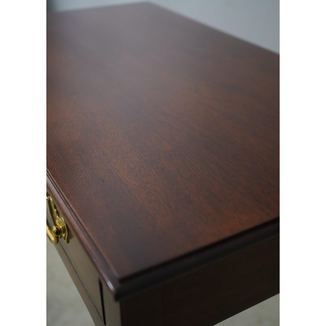 Brown Stickley Colonial Williamsburg Wa-1014 Mahogany Gloucester Side Table For Sale - Image 8 of 18