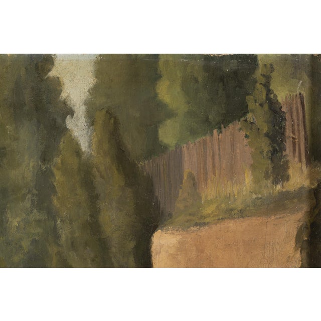 Marius Chambaz, Along the river Aire, Oil on Board For Sale - Image 6 of 13