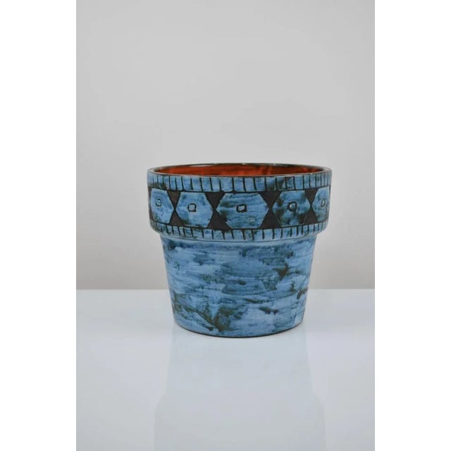 Black Ceramic Vase by Alain Maunier, Vallauris, France, 1960s For Sale - Image 8 of 8